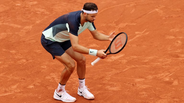 "Грешникът" Григор отпадна от "Ролан Гарос"