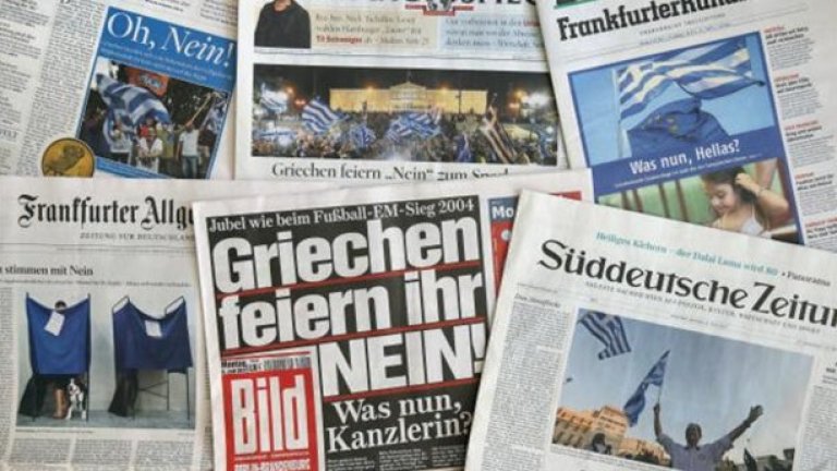 Германските медии, меко казано, не бяха очаровани от резултата