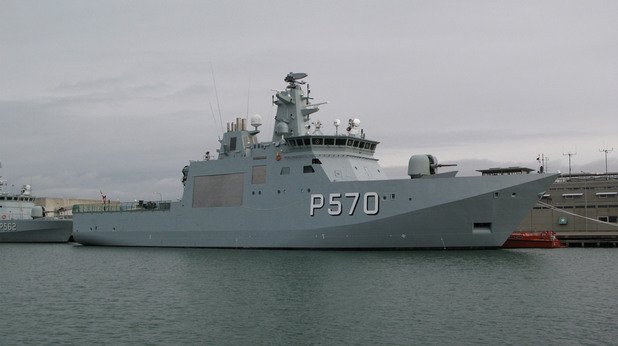 ВМС планира да придобие 2 – 3 многоцелеви патрулни кораба. На снимката е датският Knud Rasmussen, който илюстрира този клас съдове