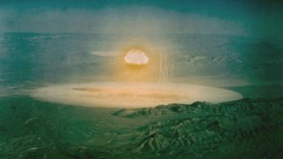 Mushroom Cloud From Nuclear Test