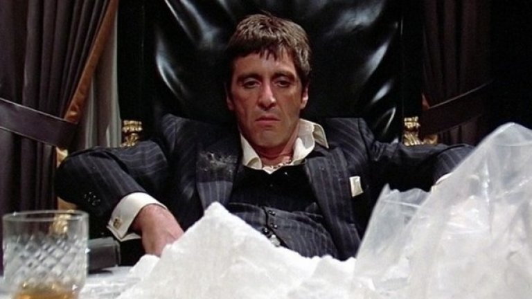 Тонове от кокаин белязват един от най-хубавите мафиотнски филми на всички времена - "Белязаният"