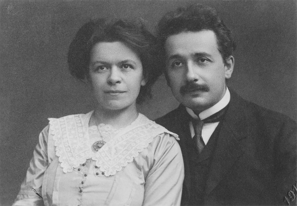 Ehepaar Einstein in Prag