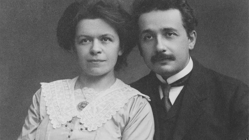 Ehepaar Einstein in Prag