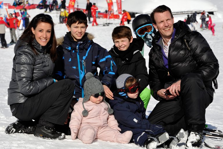 Prince Joachim with his four children