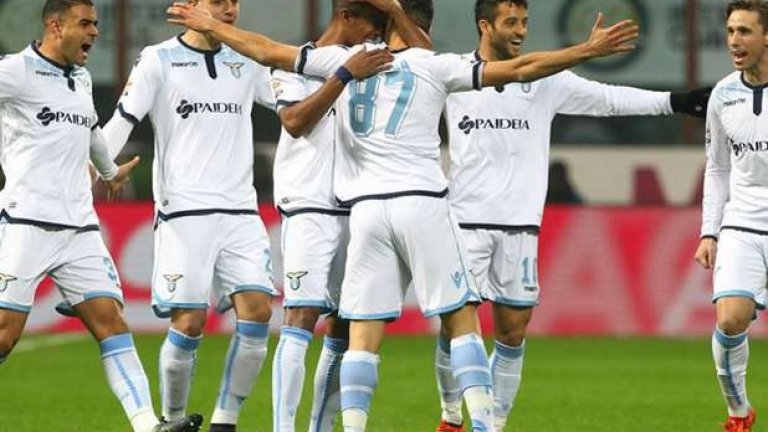 Лацио си тръгна с победата от Милано.