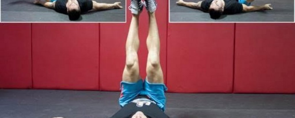 13. Чистачка или махало (Windshield Wipers) 
Упражнението позволява да се реализира силно натоварване върху косите коремни мускули, като междувременно "правите коремни мускули" са активирани изотонично през цялата серия. 
Начин на изпълнение: Легнете по гръб, поставете ръце до тялото в страни. Изправете краката си вертикално в една линия: таз, колене и глезени. (по възможност) Стегнете торса и ръцете, за да получите стабилна основа. Бавно започнете да спускате крака вляво, докато усетите леко опъване в косите коремни мускули (вдясно). Спрете в желаната точка и бавно върнете към средата, за да спуснете в противоположната посока. 
Направете го по-трудно:  Увеличете амплитудата на движението като в двете страни (лява и дясна) почти докосвате пода. Изпълнявайте упражнението бавно и контролирано като се стараете да усещате напрежение в коремната преса през цялото време. Не почивайте в нито една от трите позиции на упражнението. 
Направете го по-лесно като не повдигате краката във въздуха, а ги поставите на пода.