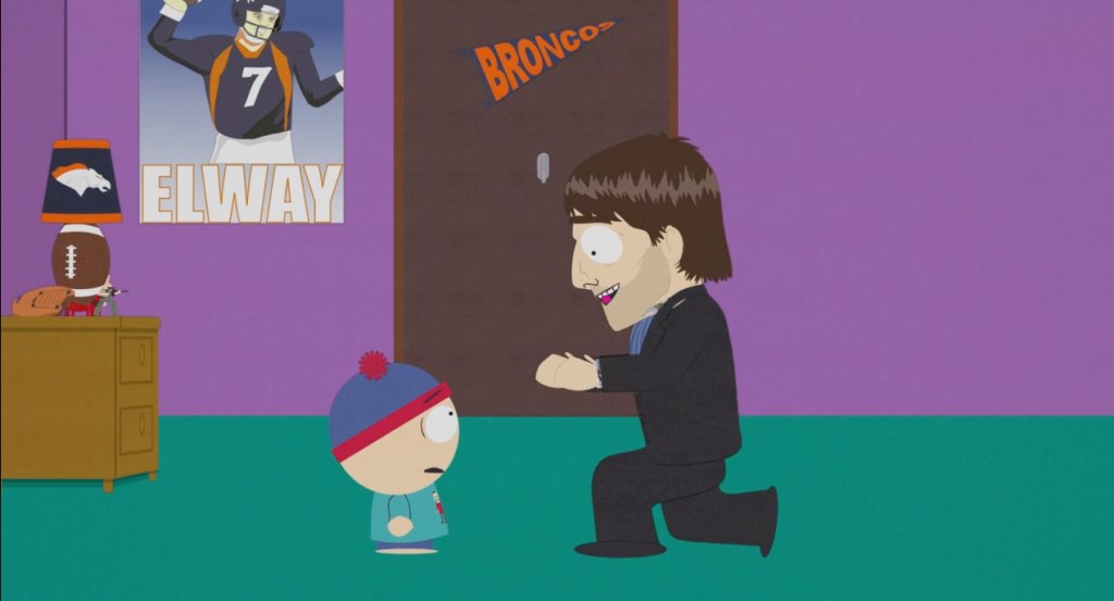 Сезон 9 - Trapped in the ClosetВ този епизод на South Park сциентологията е обявена без свян за „голяма тлъста глобална измама“, а на мушката на Стоун и Паркър е най-вече Том Круз - един от най-шумните и досадни сциентолози. Заглавието на серията е директна подигравка със сексуалността на Круз, но освен това става ясно, че за да се разбере най-голямата тайна на сциентологията, последователите ѝ трябва да отделят крупна сума пари. Излишно е да казваме, че актьорът и други представители на сциентологията са бесни след излъчването на епизода.