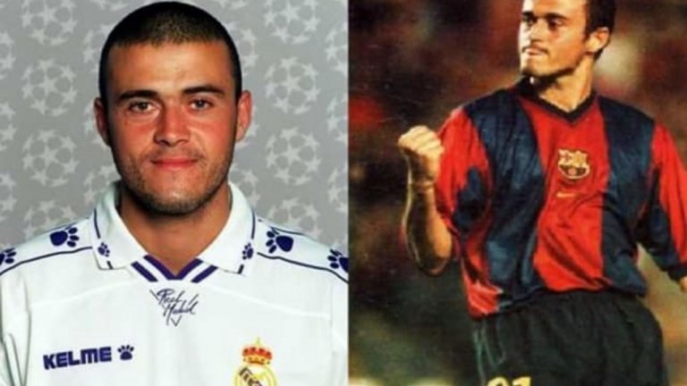 2. Луис Енрике – 5 гола: 1 за Реал Мадрид и 4 за Барселона
Настоящият селекционер на Испания и бивш треньор на Барселона. Първото му попадение е с екипа на Реал при разгром с 5:0 на „Бернабеу“ през 1994/54 Година по-късно вече има гол и за Барса. През 1998/99 вкарва два за каталунците при победа с 3:0. Последните му са при успех с 2:0 през 2000/01 и при равенство 1:1 през 2002/03.