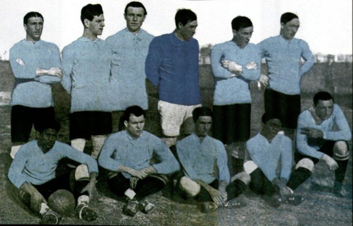 Отборът на Уругвай в онези години