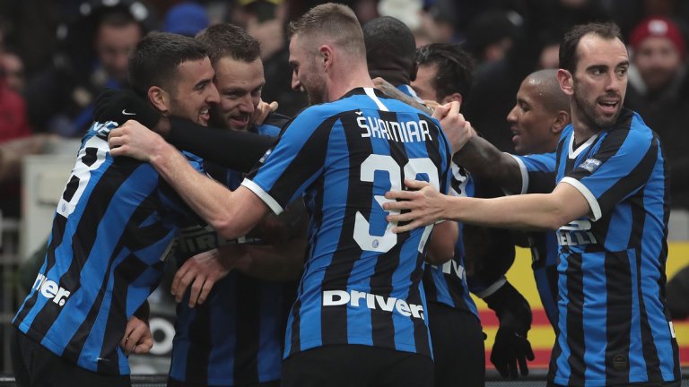 Интер направи незабравим обрат през втората част, битката за титлата става още по-драматична