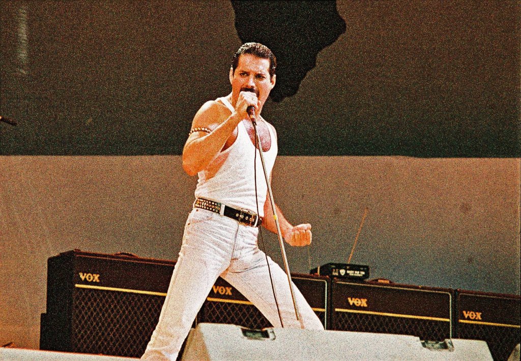 Queen Perform At Live Aid At Wembley