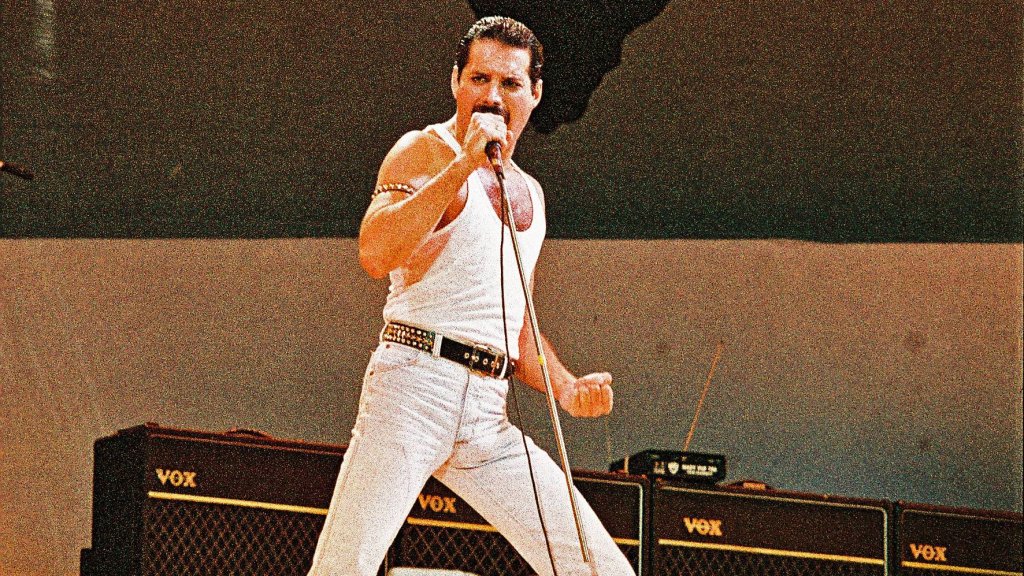 Queen Perform At Live Aid At Wembley