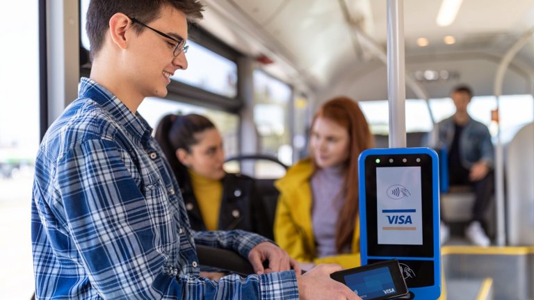Удобство и сигурност с Visa  в градския транспорт на София
