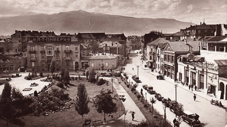 Градинката на "Кристал" в началото на XX век