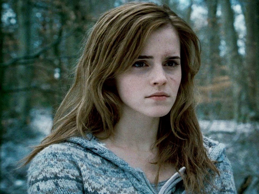 Ема Уотсън в "Harry Potter" 
Хърмаяни Грейнджър изнася борбата почти на собствените си плещи като Хари и Рон се включват в ключови моменти, но честно казано рядко. 