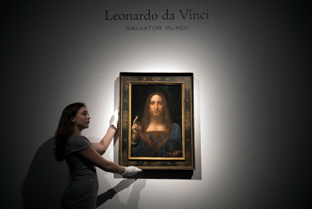Christie's Previews Leonardo Da Vinci's Salvator Mundi Prior To Auction