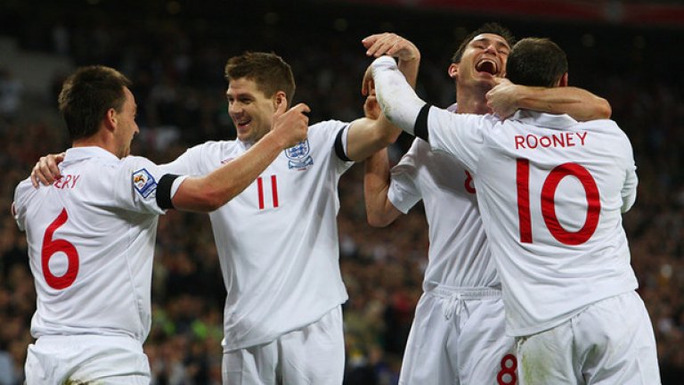 6. Англия - Хърватия 5:1 (9 септември 2009, световна квалификация). Втори епизод от вендетата срещу хърватите (за първия - след малко), които спряха Англия по пътя към Евро 2008. Гостите губеха с 0:2 още в средата на първото полувреме. Лемперд и Джерард блеснаха с дубъл, а Рууни сложи точка на разгрома. 
