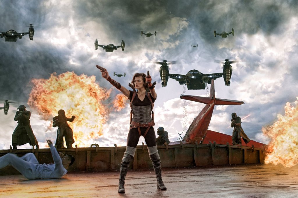 Мила Йовович в Resident Evil: Retribution (2012)