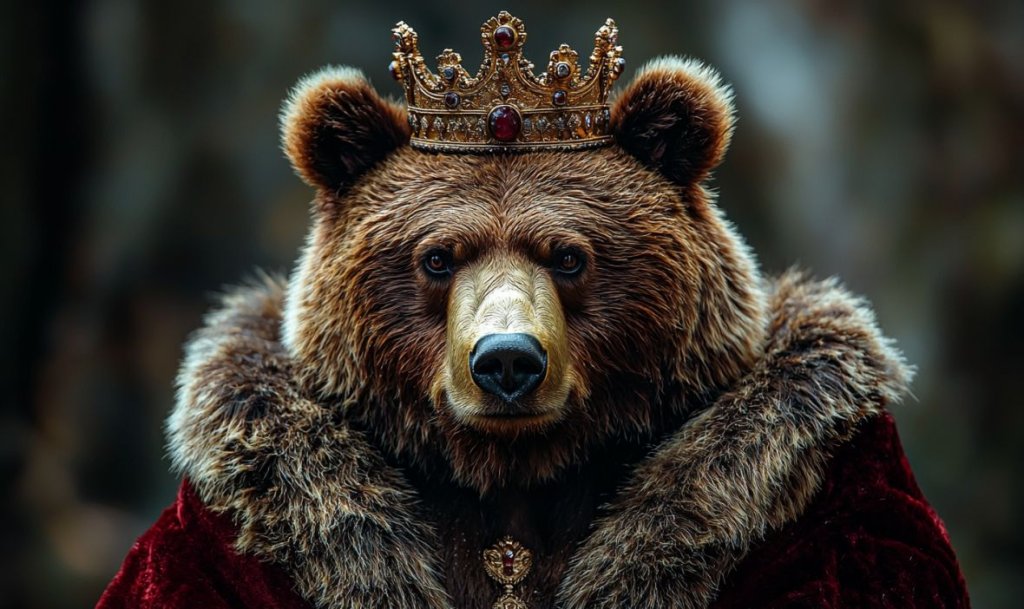 bear with crown