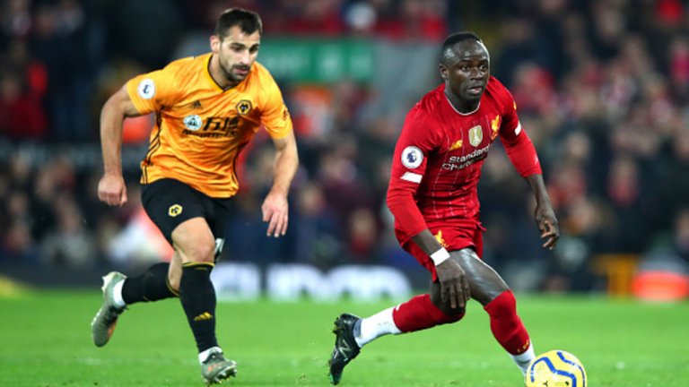 Мане отбеляза гола на победата за Ливърпул.