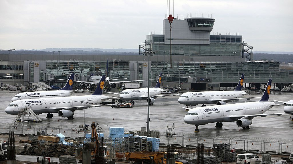 летище франкфурт, стачка на пилотите на lufthansa