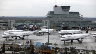 летище франкфурт, стачка на пилотите на lufthansa