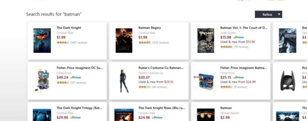 9. Amazon – разбира се, Amazon. Няма как да минем без онлайн магазин. С малко по-различен интерфейс, но също толкова добър.