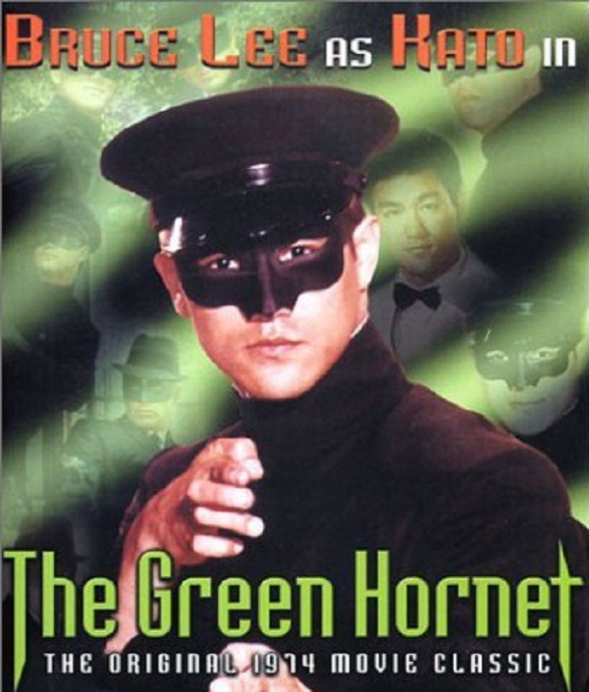 The Green Hornet (1966-1967)  Американски телевизионен сериал за богаташ, който се изживява и като маскиран супергерой - Зеленият стършел. Брус Лий играе ролята на неговия помощник и експерт по бойни изкуства Кейто. Той се появява в същата роля и в няколко епизода на сериала "Batman" с Адам Уест.