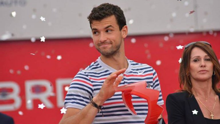 Странната купа на турнира "Настасе и Циряк" е трета за Димитров в ATP тура.