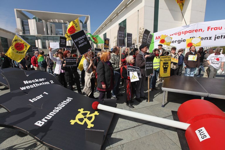 Протест против ядрената енергетика в Германия