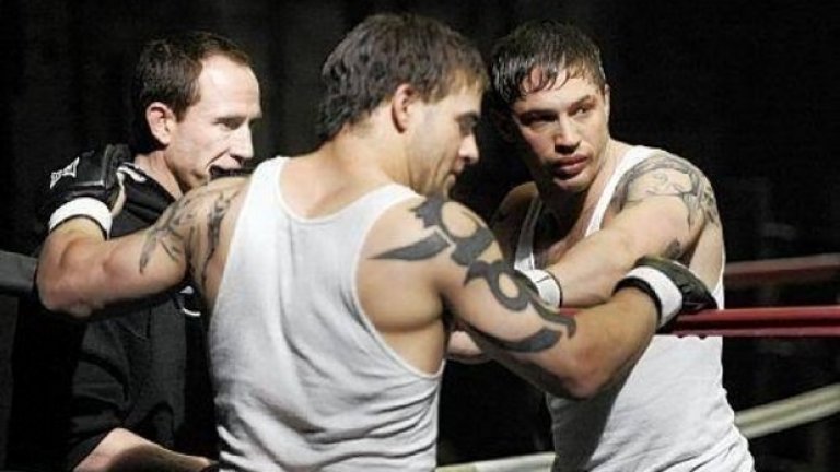 Том Харди и дубльор