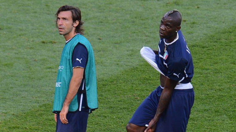 Пирло и Балотели бяха главните герои в италианския поход към финала