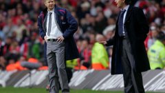 Поредна битка на двама големи мениджъри... Венгер вероятно не може да понася гледката на седящия край тъчлинията на стадиона на Арсенал Жозе...