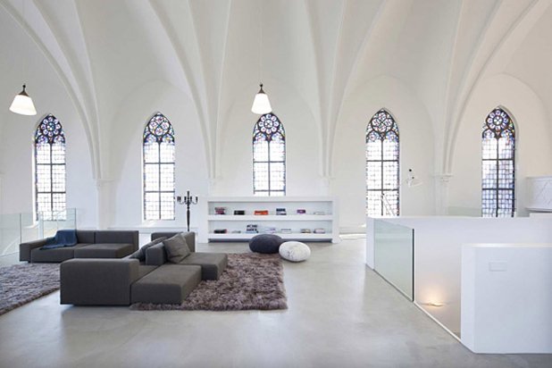 Church Converted Into Modern Family Home, Holland