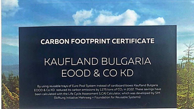 Природосъобразните доставки са част от устойчивата политика на ритейлъра