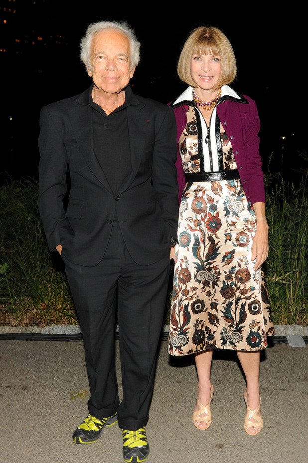 Ралф Лорен и главният редактор на Vogue - Анна Уинтур