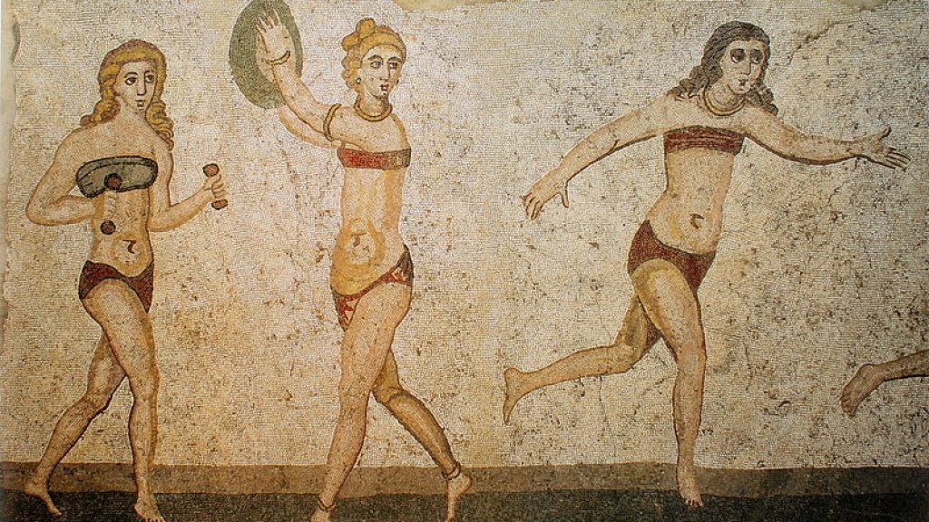 Mosaïque_des_bikinis,_Piazza_Armerina