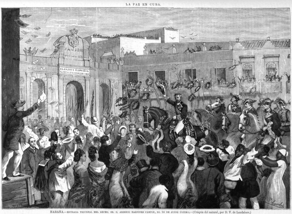 Entrada_triunfal_de_Arsenio_Martínez_Campos_en_La_Habana,_1878