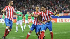 Фалкао вкара два гола за победата на Атлетико срещу Валенсия
