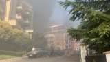 Наложила се е и евакуацията на хора