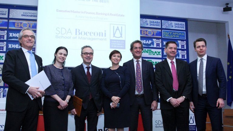 SDA Bocconi прави съвместна магистърска програма с Американския университет в България