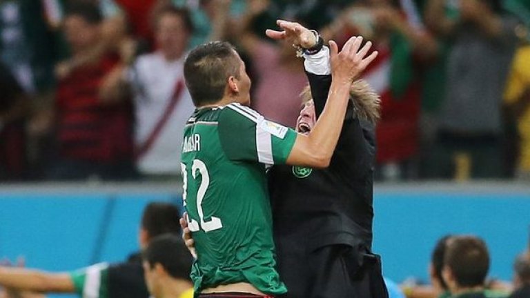 Мигел обича да се радва заедно с играчите