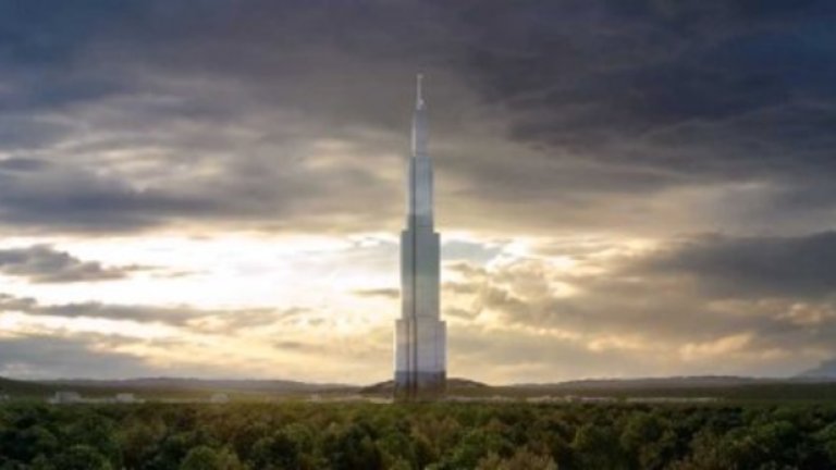 Непостроената 838-метрова кула в Чангша