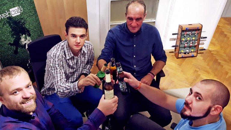 Ние сме Цветомир Лазаров, Борислав Орлинов, Станил Йотов и Любомир Найденов.