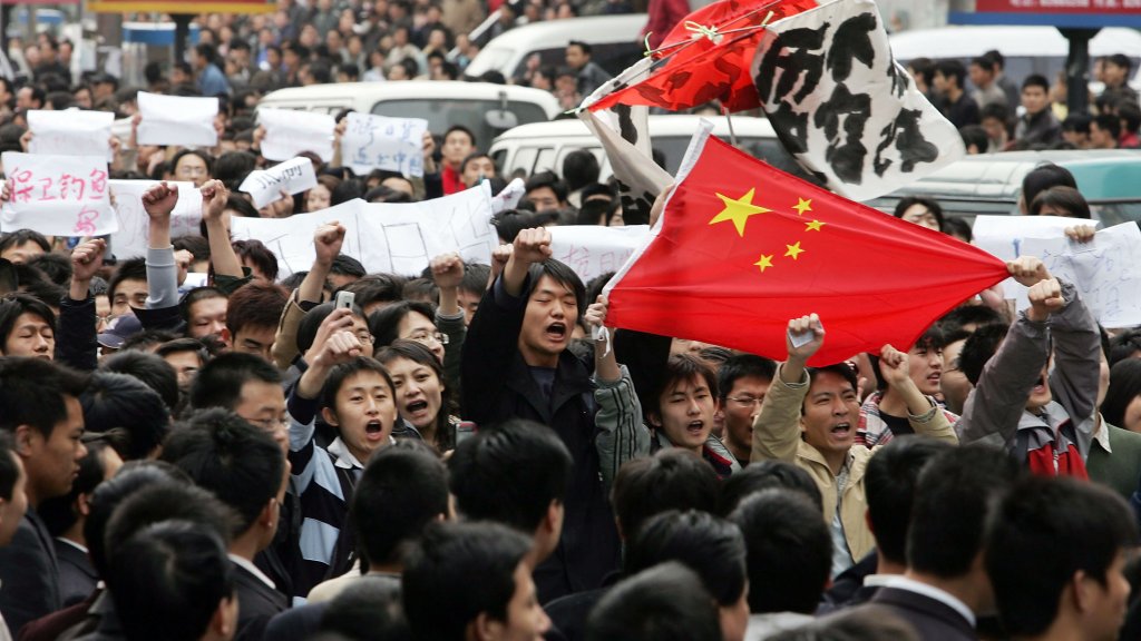 China Protesters Demand Boycott Over Japan Refusal To Admit WWII Atrocities