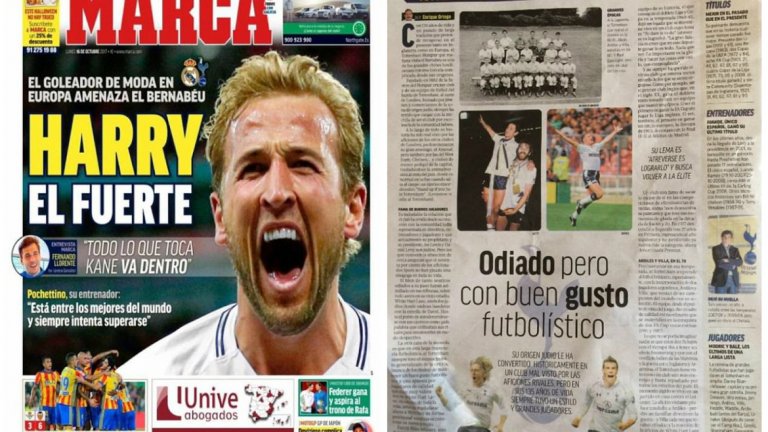 Преди две години Тотнъм игра с Реал в Шампионската лига и "Марка" предизвика голям скандал. Мадридското издание написа, че Тотнъм е мразен в Англия заради еврейските си корени, а от клуба реагираха и определиха твърдението като проява на "изключително лош вкус"