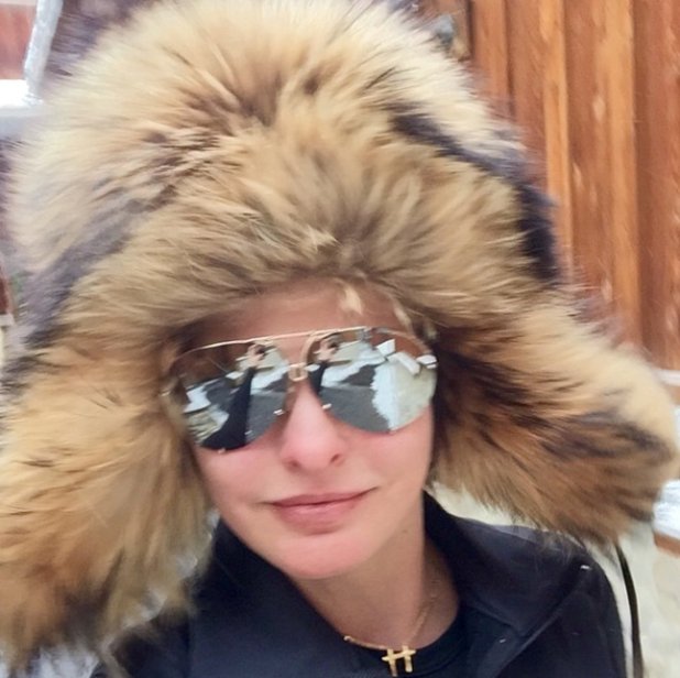 Линда Еванджелиста е на ски-ваканция в Юта.