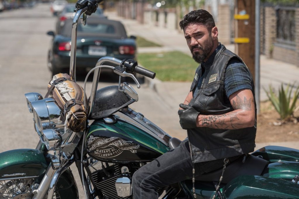 "Маите, Южна Калифорния" (Mayans MC)
Този сериал е разклонение (спиноф, ако предпочитате) на Sons of Anarchy. Действието се развива 4 години по-късно в измислен град на границата на Калифорния с Мексико. Нов главен герой, нов мотоклуб и по-сериозна доза насилие, провокирано от мексиканските картели. Макар да отстъпва на Sons of Anarchy, става за утоляване на жаждата за "още от същото".