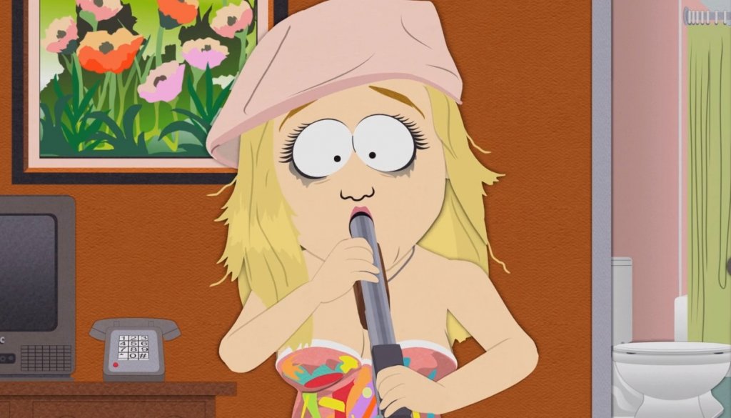 Сезон 12 - Britney's New LookОще един доста брутален епизод от сезон 12, в който Бритни Спиърс, затормозена от цялата слава и внимание, си отнася главата с пушка и прекарва почти целия епизод без глава. Папараците пък наричат обезглавения ѝ торс „Новата визия на Бритни“, докато момчетата планират как да спасят певицата и да я отведат на Северния полюс, a сатанисти искат да я убият в годишен ритуал по жертвоприношение.