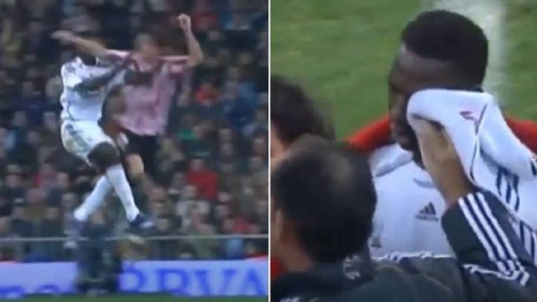 "Веднъж се обърках и ударих тежко Диара; лакътят трябваше да е за Рамос" (видео)